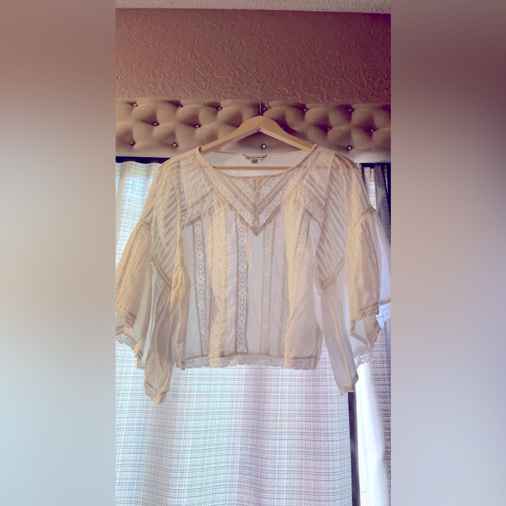 AE Flutter Sleeve Top.